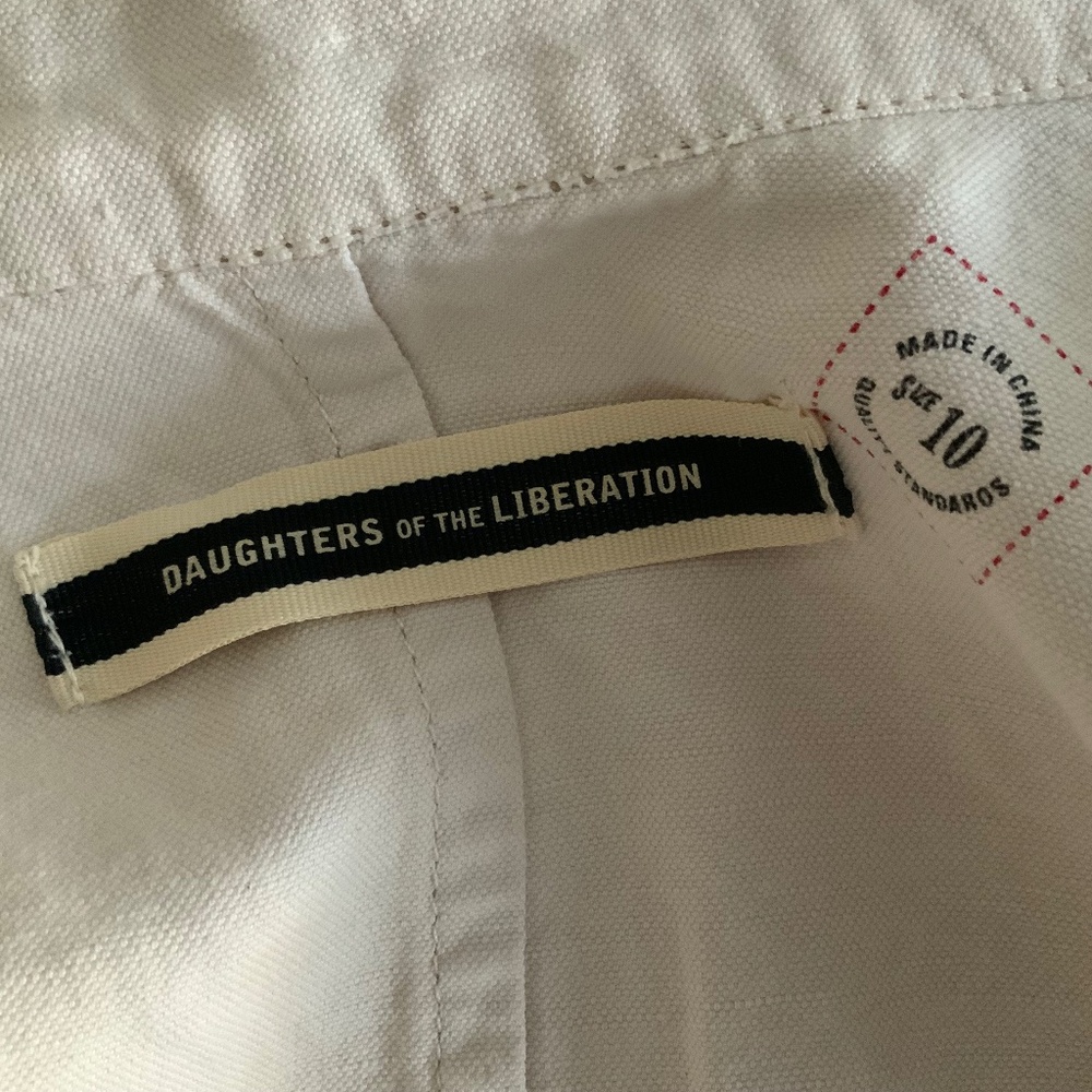 Anthropologie Daughters of the Liberation Tan Anorak Utility Jacket SZ 10 - Picture 9 of 15